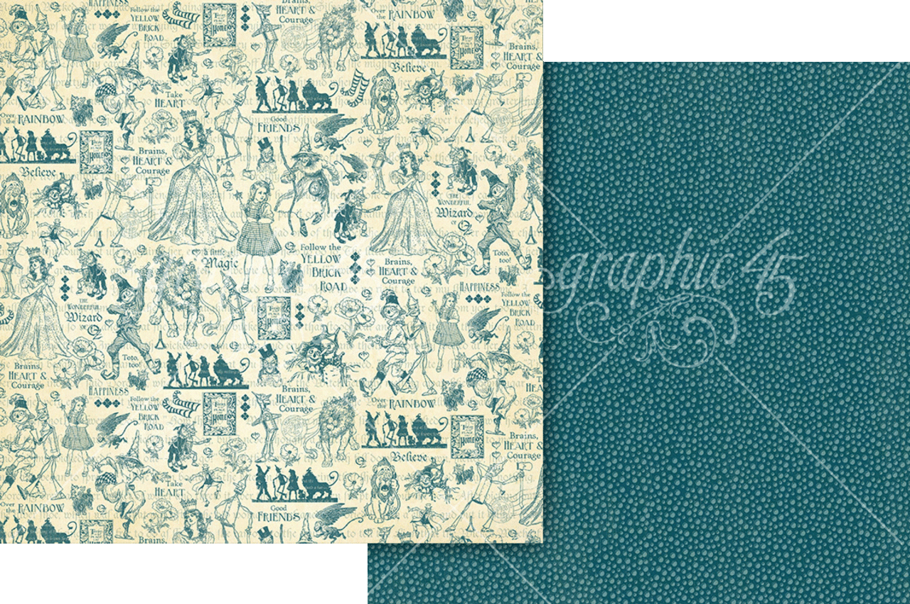 Graphic 45 Wonder of Oz 12x12 Inch Collection Pack (4503121)
