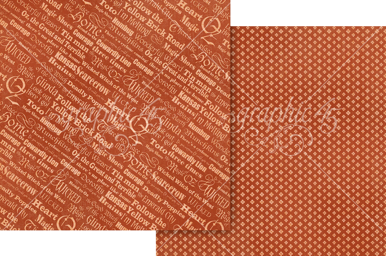Graphic 45 Wonder of Oz 12x12 Inch Collection Pack (4503121)