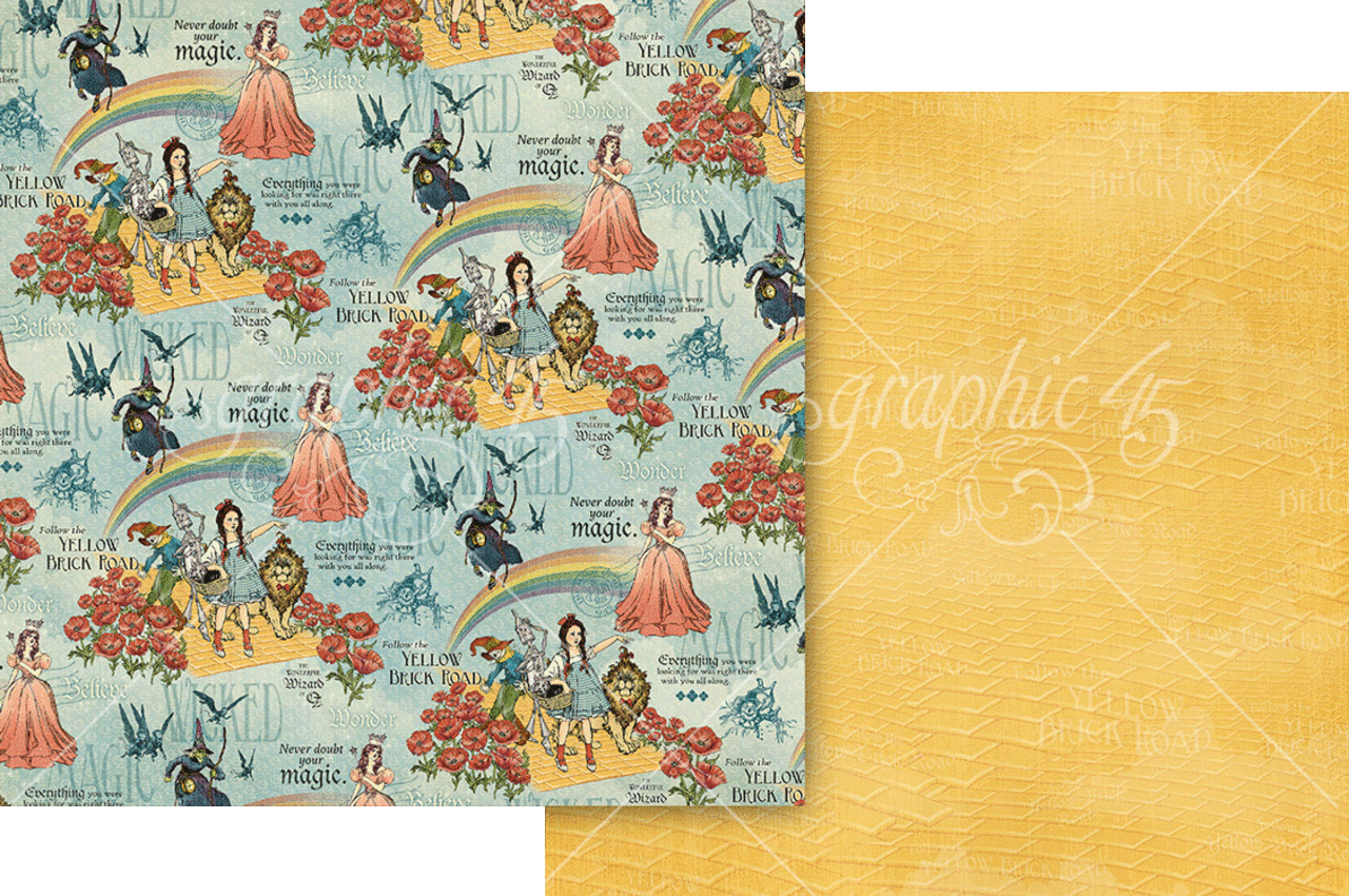 Graphic 45 Wonder of Oz 8x8 Inch Collection Pack (4503120) Graphic 45 Wonder of Oz 8x8 Inch Collection Pack (4503120)