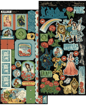 Graphic 45 Wonder of Oz Sticker Set (4503123)