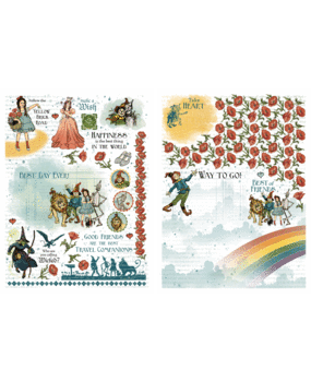 Graphic 45 Wonder of Oz Rub-on Transfers (4503126) Graphic 45 Wonder of Oz Rub-on Transfers (4503126)