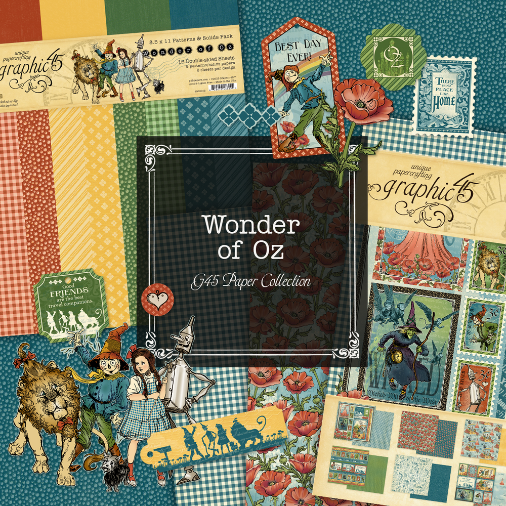 Graphic 45 Wonder of Oz Complete Collection Package Graphic 45 Wonder of Oz Complete Collection Package