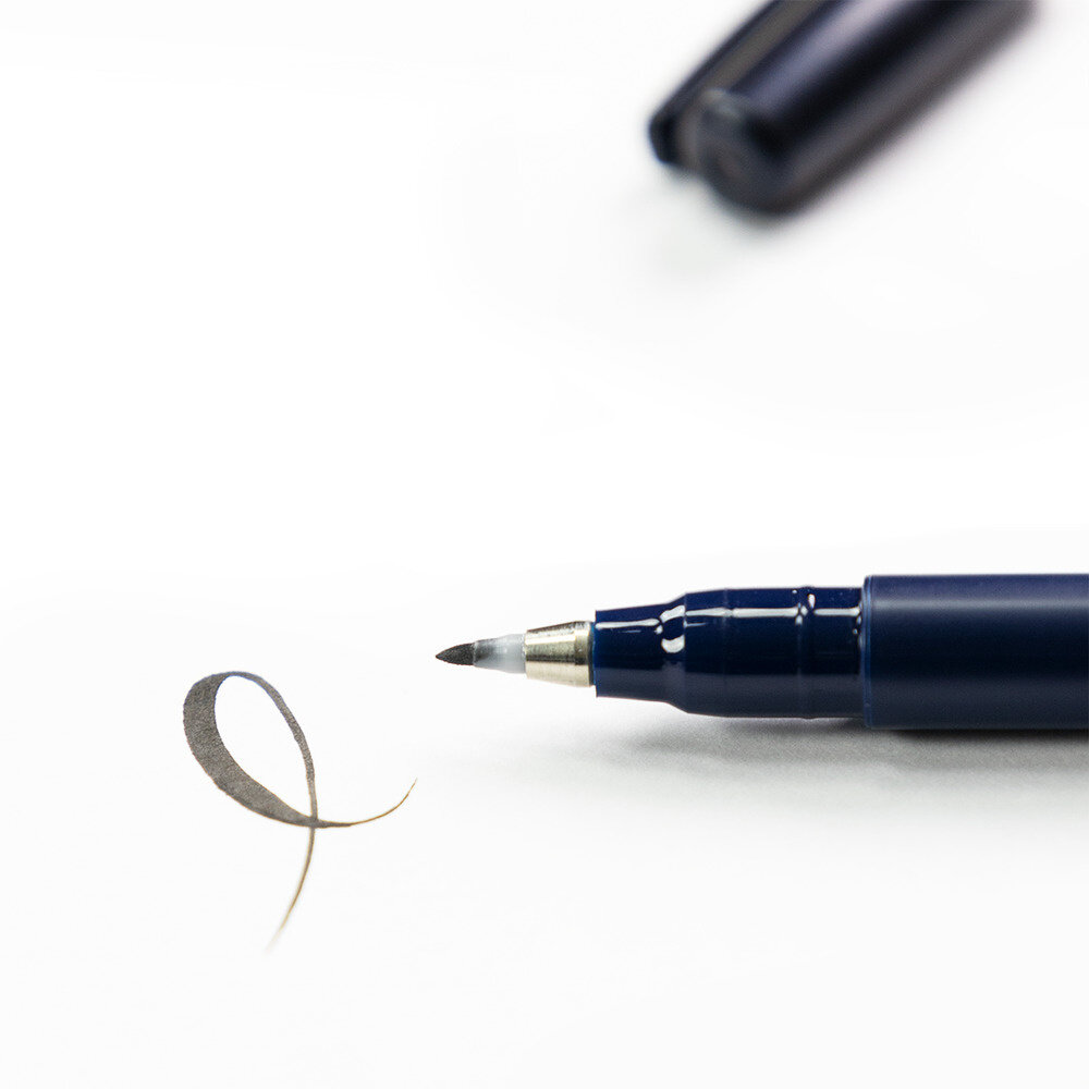 Tombow Fudenosuke Brush Pen Trilogy (WS-BHS-3P)