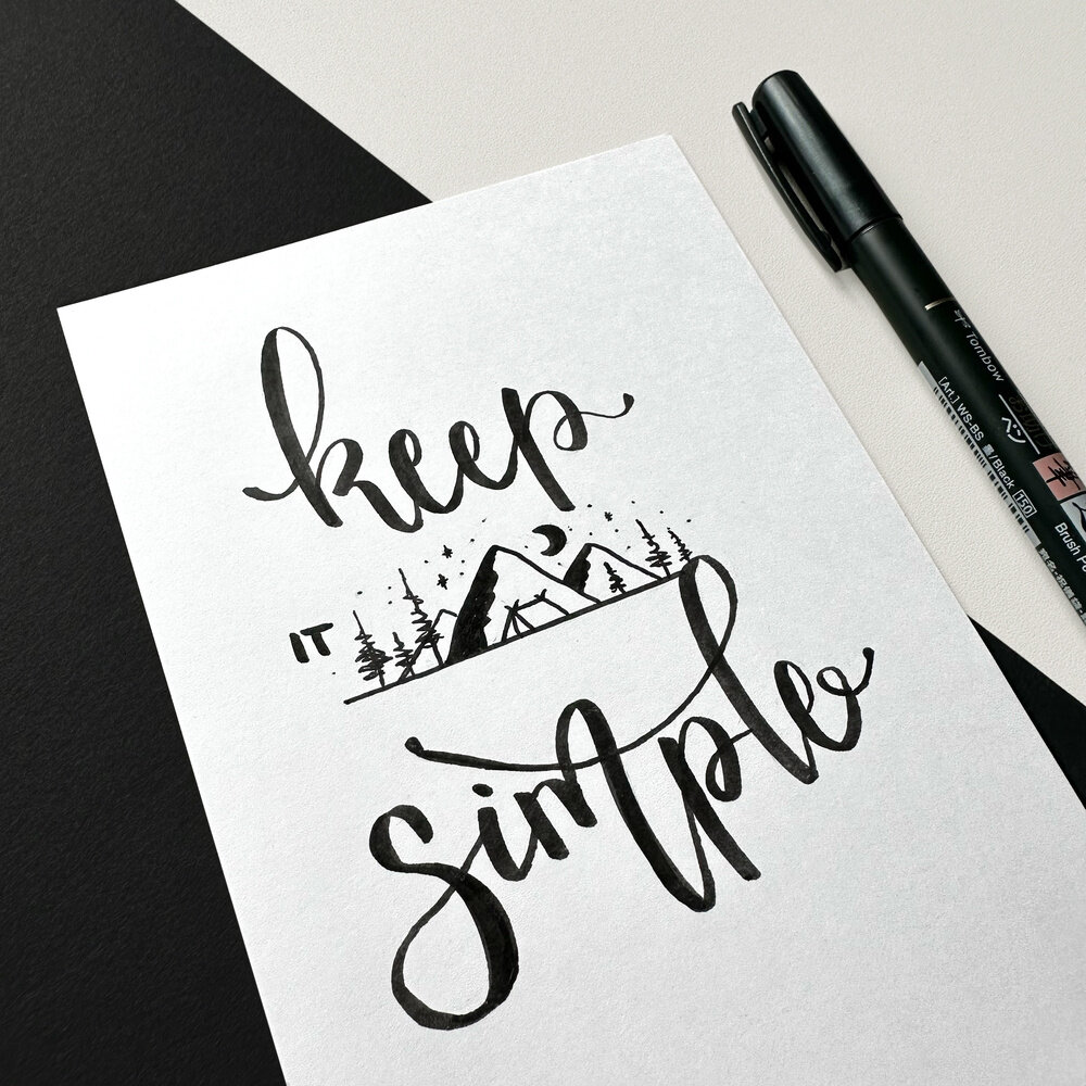 Tombow Fudenosuke Brush Pen Trilogy (WS-BHS-3P)