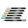 Tombow Fudenosuke Pastel Brush Pens for Black paper (WS-BS-6P) Tombow Fudenosuke Pastel Brush Pens for Black paper (WS-BS-6P)