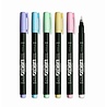 Tombow Fudenosuke Pastel Brush Pens for Black paper (WS-BS-6P) Tombow Fudenosuke Pastel Brush Pens for Black paper (WS-BS-6P)