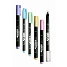 Tombow Fudenosuke Pastel Brush Pens for Black paper (WS-BS-6P) Tombow Fudenosuke Pastel Brush Pens for Black paper (WS-BS-6P)