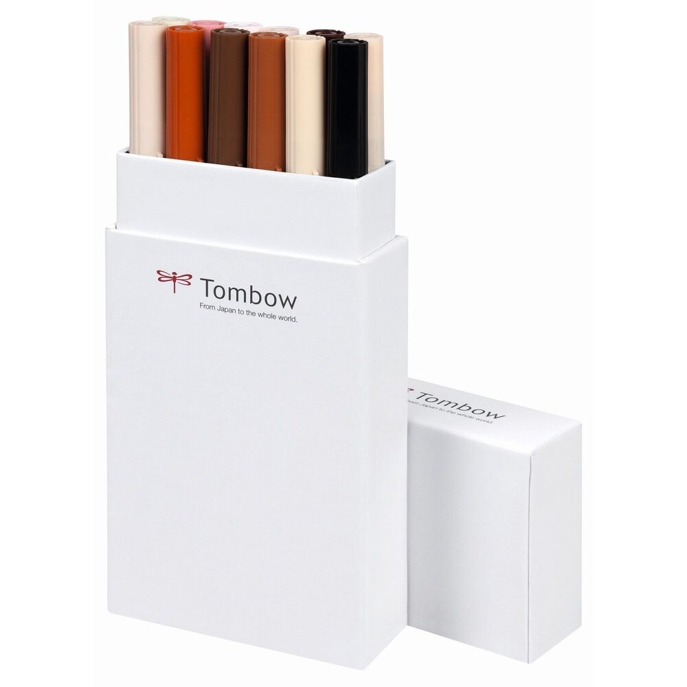 Tombow ABT Dual Brush Pens Portrait Colors (12pcs) (ABT-12P-4) Tombow ABT Dual Brush Pens Portrait Colors (12pcs) (ABT-12P-4)