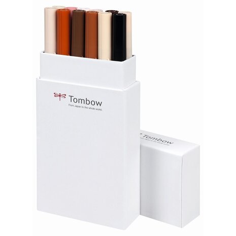 Tombow ABT Dual Brush Pens Portrait Colors (12pcs) (ABT-12P-4) Tombow ABT Dual Brush Pens Portrait Colors (12pcs) (ABT-12P-4)