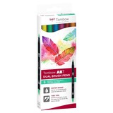 Tombow ABT Dual Brush Pens Dermatologically Tested Colors (6pcs) (ABT-6C-3)