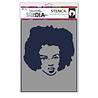 Dina Wakley MEdia Masking Stencil Proud Woman (MDS87731)