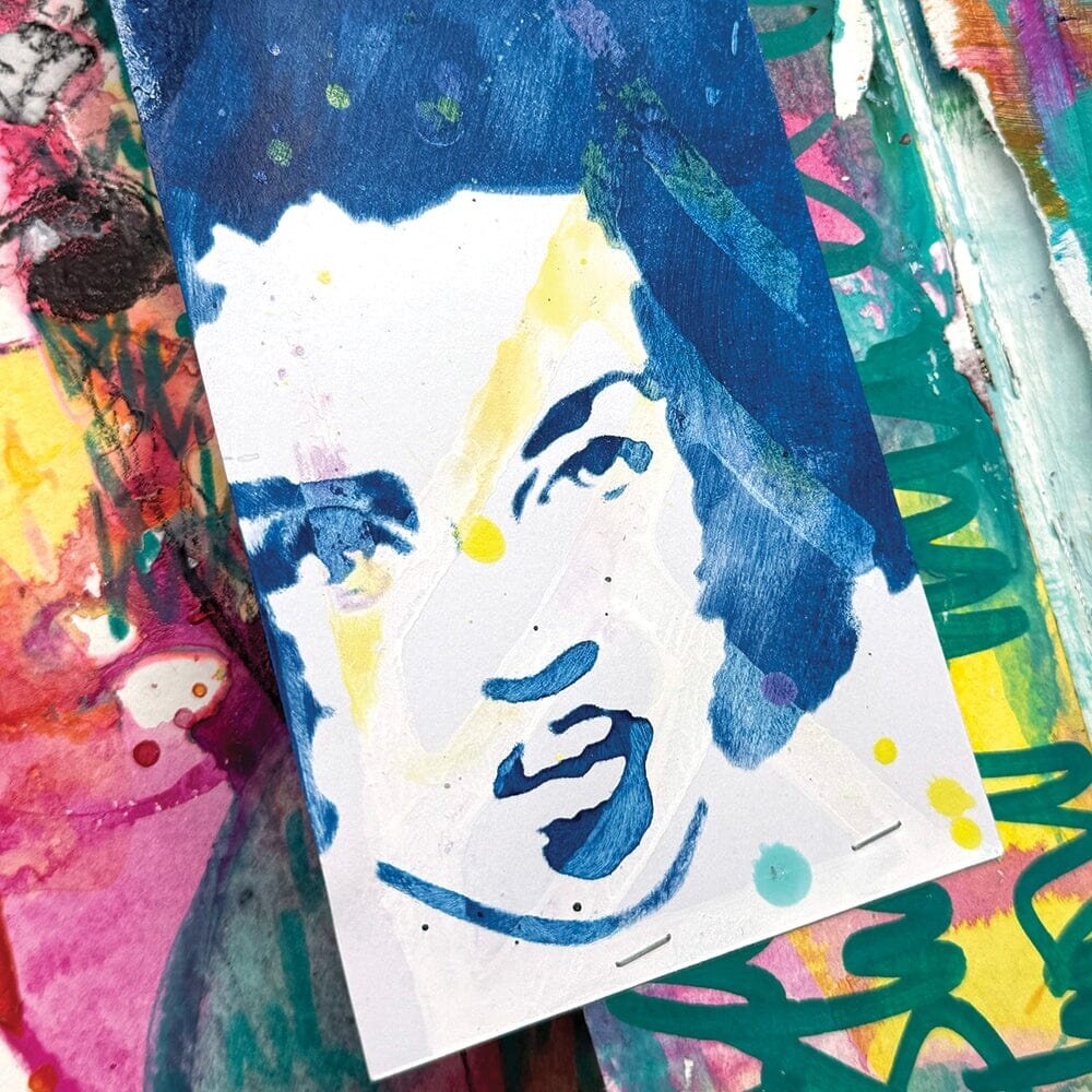 Dina Wakley MEdia Masking Stencil Proud Woman (MDS87731)