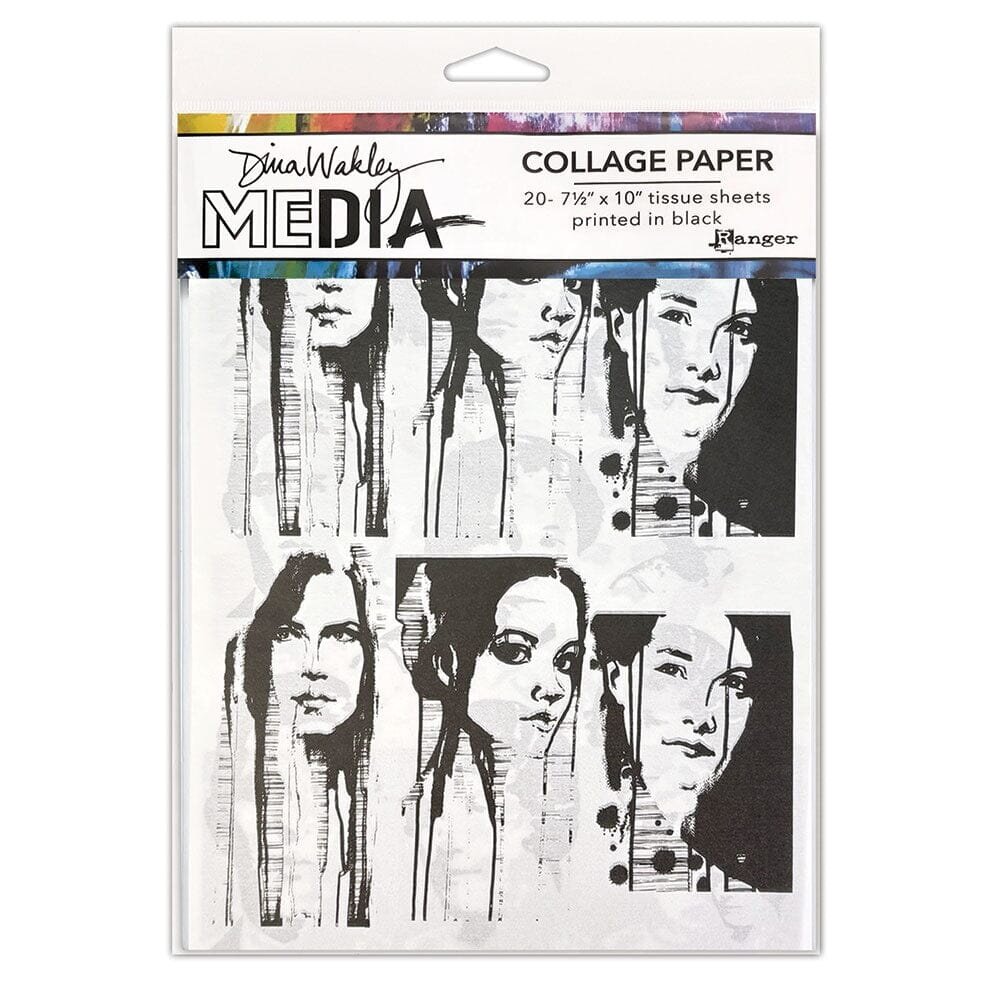 Dina Wakley MEdia Collage Paper Photo Transfers (MDA85966)