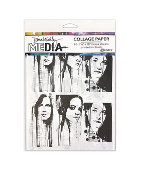 Dina Wakley MEdia Collage Paper Photo Transfers (MDA85966)