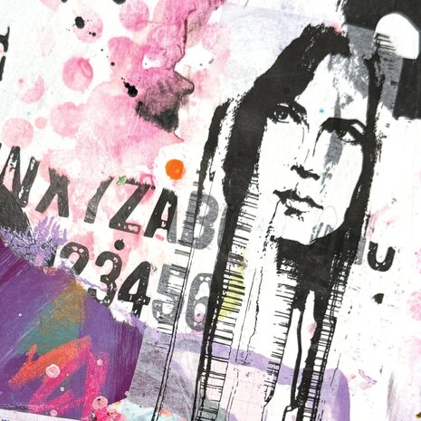 Dina Wakley MEdia Collage Paper Photo Transfers (MDA85966)