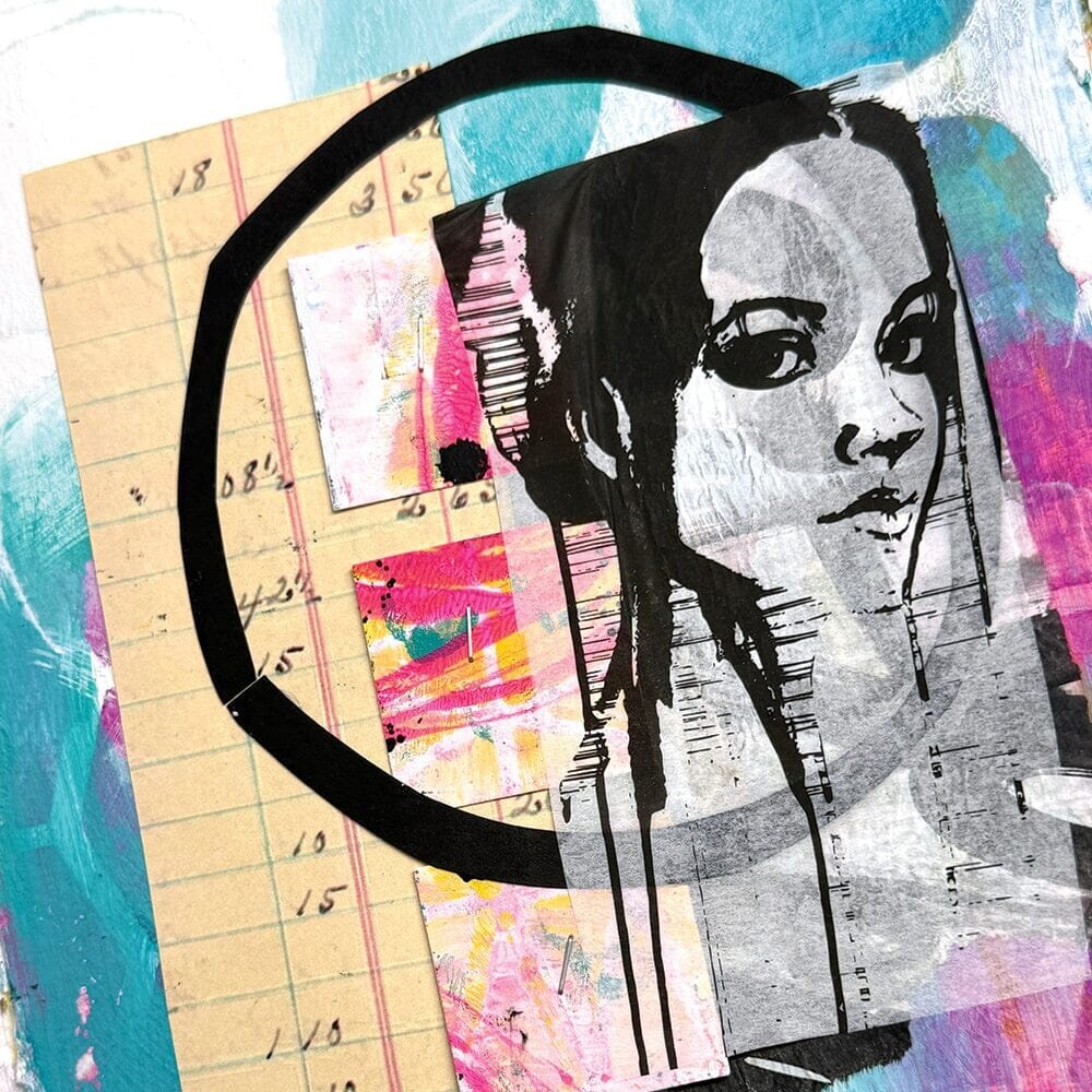 Dina Wakley MEdia Collage Paper Photo Transfers (MDA85966)