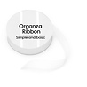 Simple and Basic White Organza Ribbon (8mmx10m) (SBA401) Simple and Basic White Organza Ribbon (8mmx10m) (SBA401)