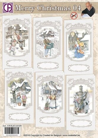 Creatief Art Card Kit Merry Christmas 04 (SWK85-0109) Creatief Art Card Kit Merry Christmas 04 (SWK85-0109)