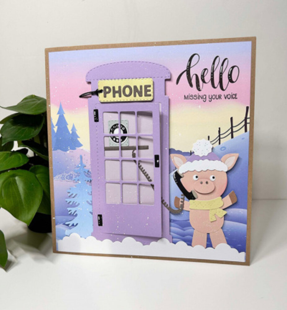 Bella Lulu In de Winter 8x8 Inch Paper Pack (3007/0002)