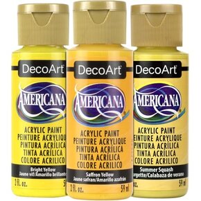 Americana Acrylics Yellows