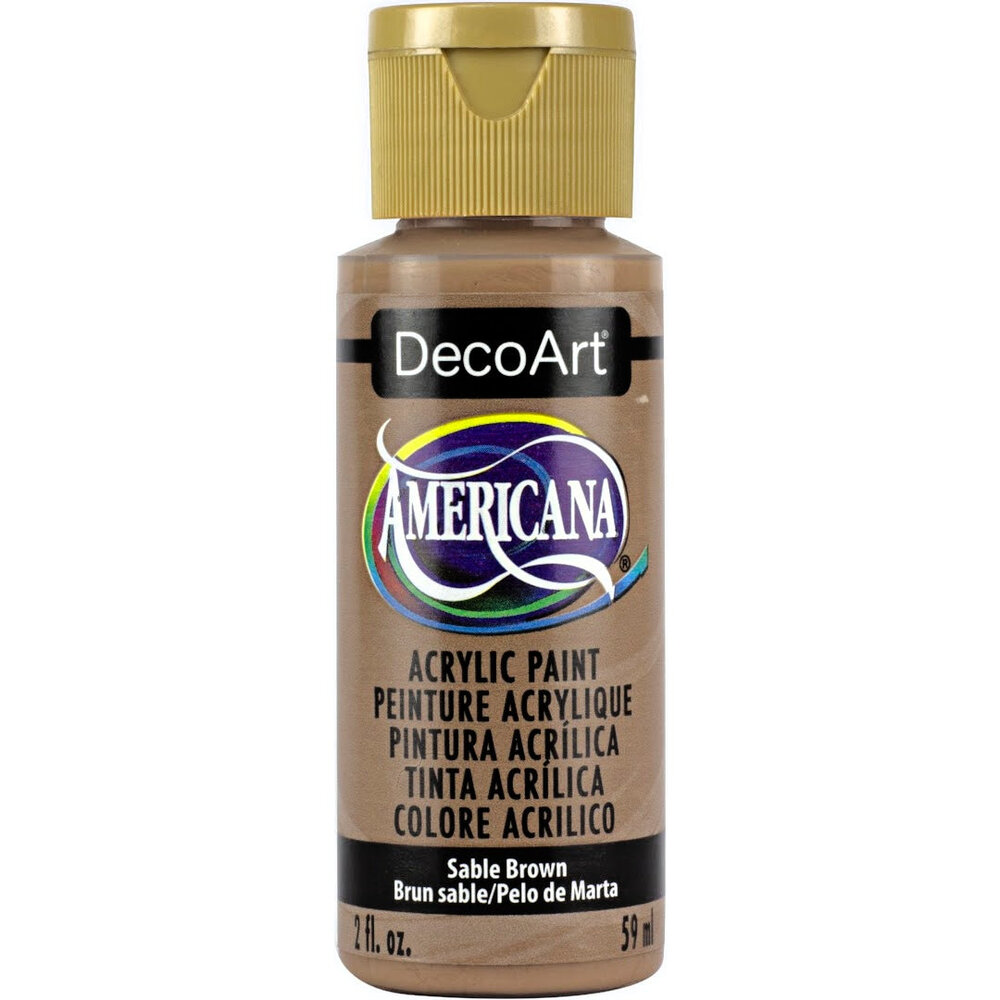 DecoArt Americana Acrylic Paint Sable Brown (DAO61)