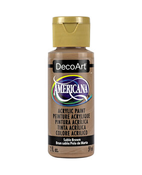 DecoArt Americana Acrylic Paint Sable Brown (DAO61)