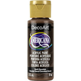 DecoArt Americana Acrylic Paint Dark Chocolate (DAO65)