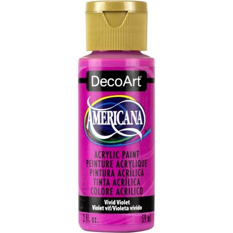 DecoArt Americana Acrylic Paint Vivid Violet (DA232) DecoArt Americana Acrylic Paint Vivid Violet (DA232)