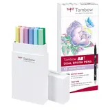 Tombow ABT Dual Brush Pens Pastel Colors (12pcs) (ABT-12P-2)