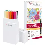 Tombow ABT Dual Brush Pens Secondary Colors (18pcs) (ABT-18P-2)