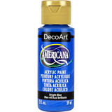 DecoArt Americana Acrylic Paint Bright Blue (DA351)