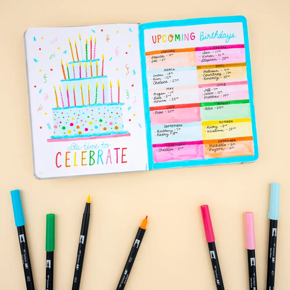 Tombow ABT Dual Brush Pens Landscape Colors (18pcs) (ABT-18P-6)