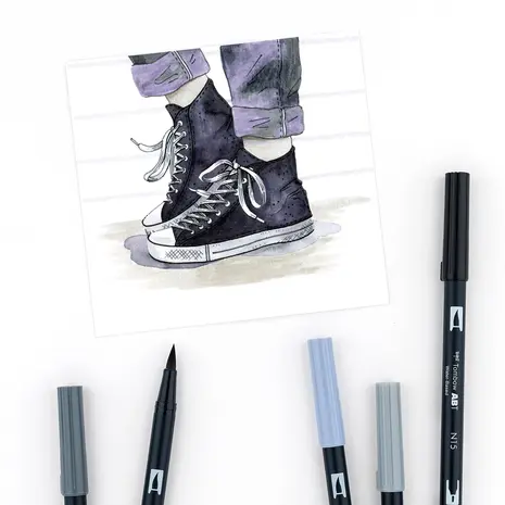 Tombow ABT Dual Brush Pens Landscape Colors (18pcs) (ABT-18P-6)