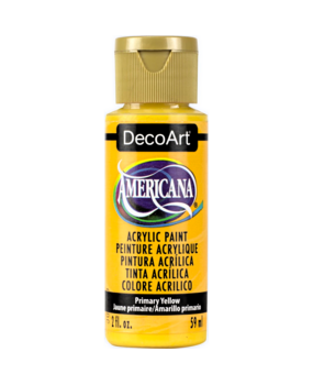 DecoArt Americana Acrylic Paint Primary Yellow (DA201)