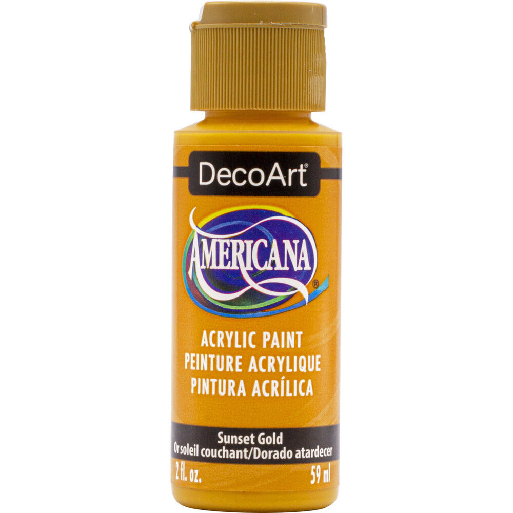 DecoArt Americana Acrylic Paint Sunset Gold (DA405)