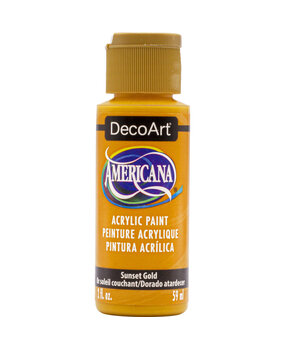 DecoArt Americana Acrylic Paint Sunset Gold (DA405)