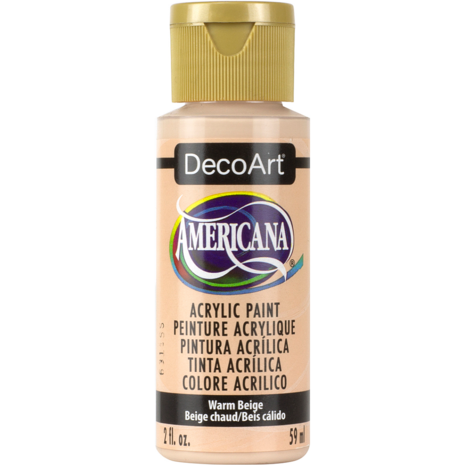 DecoArt Americana Acrylic Paint Warm Beige (DAO78) DecoArt Americana Acrylic Paint Warm Beige (DAO78)