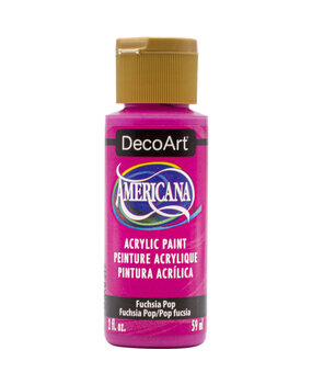 DecoArt Americana Acrylic Paint Fuchsia Pop (DA417) DecoArt Americana Acrylic Paint Fuchsia Pop (DA417)