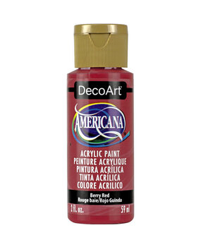 DecoArt Americana Acrylic Paint Berry Red (DAO19) DecoArt Americana Acrylic Paint Berry Red (DAO19)