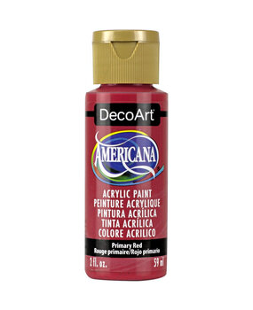 DecoArt Americana Acrylic Paint Primary Red (DA199) DecoArt Americana Acrylic Paint Primary Red (DA199)
