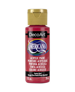DecoArt Americana Acrylic Paint Santa Red (DA170) DecoArt Americana Acrylic Paint Santa Red (DA170)