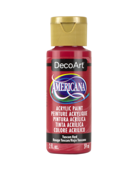 DecoArt Americana Acrylic Paint Tuscan Red (DA265)
