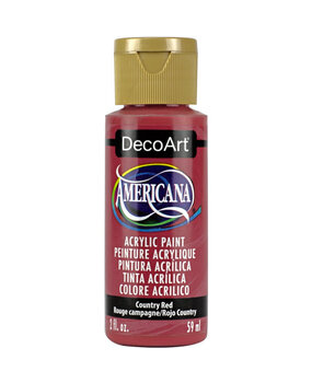 DecoArt Americana Acrylic Paint Country Red (DAO18)