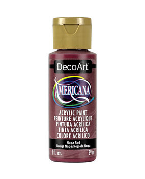 DecoArt Americana Acrylic Paint Napa Red (DA165)