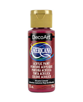 DecoArt Americana Acrylic Paint Alizarin Crimson (DA179)
