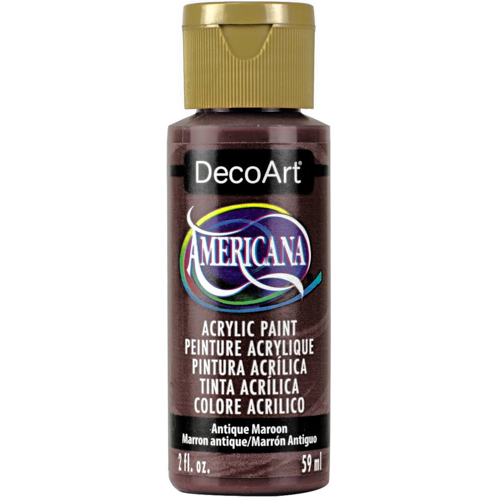 DecoArt Americana Acrylic Paint Antique Maroon (DA160) DecoArt Americana Acrylic Paint Antique Maroon (DA160)
