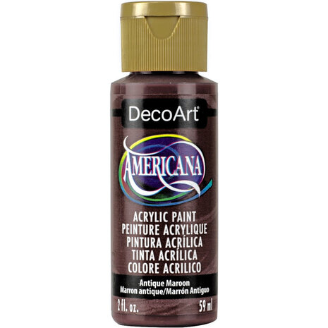 DecoArt Americana Acrylic Paint Antique Maroon (DA160) DecoArt Americana Acrylic Paint Antique Maroon (DA160)
