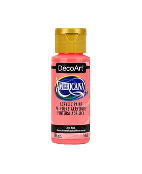 DecoArt Americana Acrylic Paint Coral Buzz