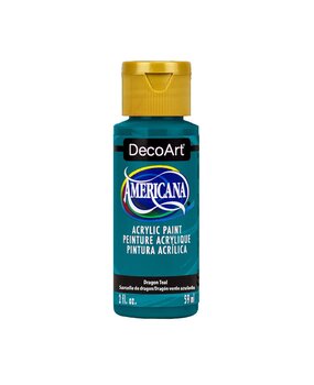 DecoArt Americana Acrylic Paint Dragon Teal