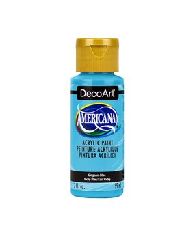 DecoArt Americana Acrylic Paint Gingham Blue